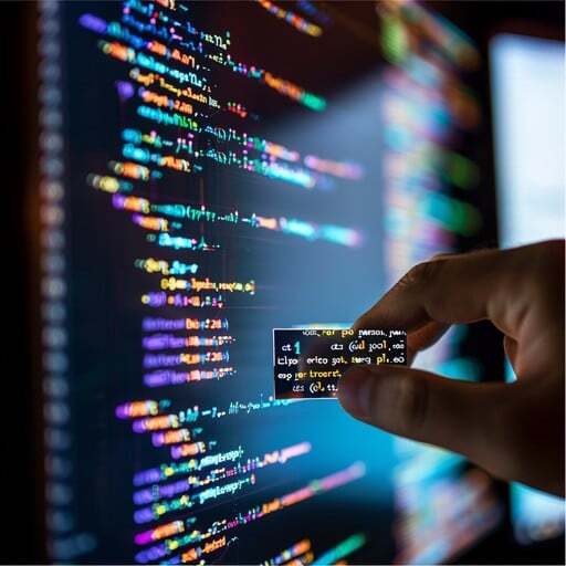 coding-in-progress-stockcake